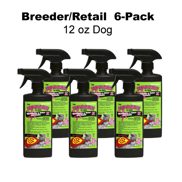 Breeders 6 Pack Pet SuperJuice for Dogs 12 oz Pet SuperJuice