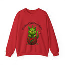 "Stealing Christmas Yarn" Grinch Cat Holiday Sweatshirt-5