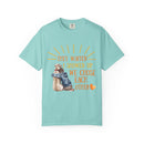 We Chose Each Other Dog T-Shirt in Ash Mint Green
