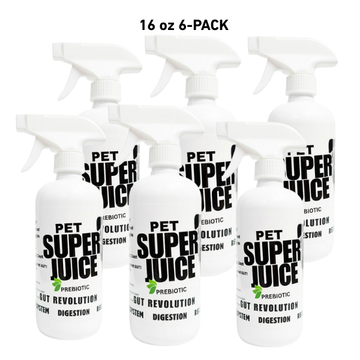 Breeders 6-Pack - Pet SuperJuice for Dogs 16 oz - Pet SuperJuice By Hillsboro Company