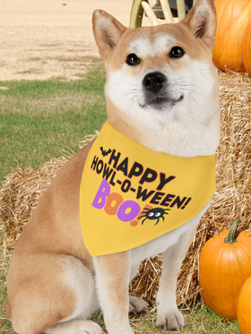 Happy Halloween Pet Bandana Collar