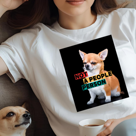 Not A People Person Tee.  Funny t-Shirt for the people that prefer dogs over humans! - 0