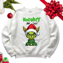 Christmas Grinch Dog Sweatshirt – "Naughty But Nice"-1