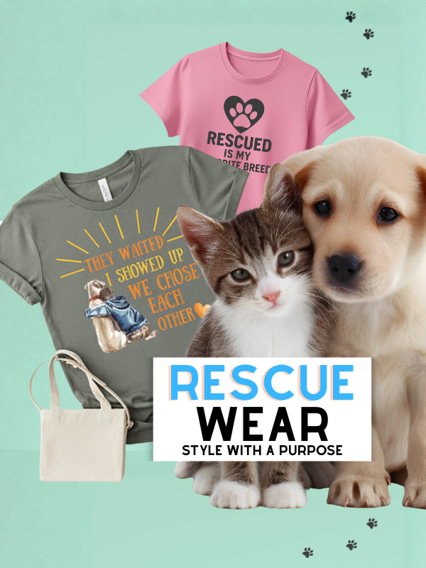 Cat and Dog Rescue Themed Clothing