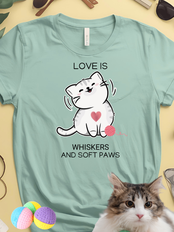 Cat themed t-shirt light safe