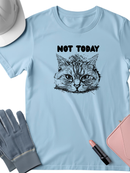 Funny Cat  T-Shirt in Blue
