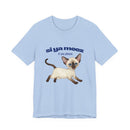 Funny Cat Tee Blue