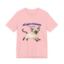 Funny Cat Tee Pink