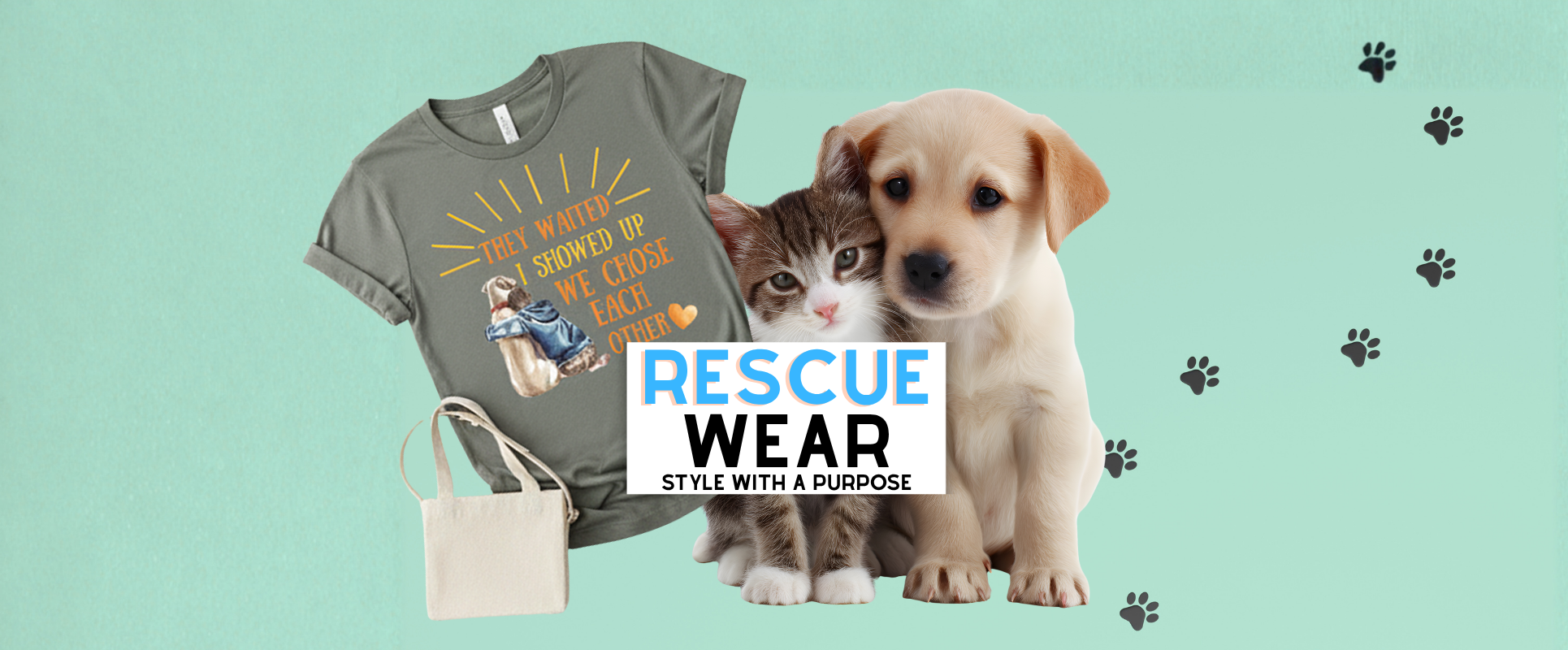 Pet Rescue Themed t-shirts