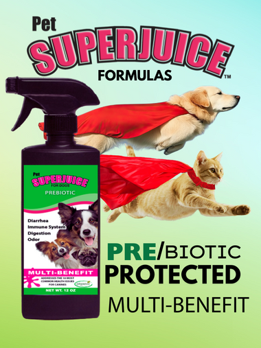 Pet SuperJuice PREbiotics for Health and Odor