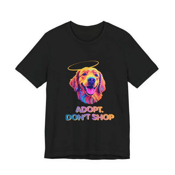 Rescue Adopt T-shirt Black
