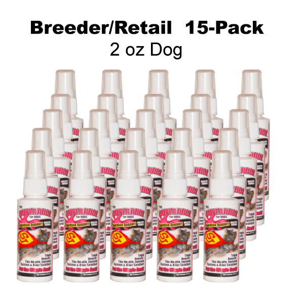 Breeders 15-Pack - Pet SuperJuice for Dogs 2 oz